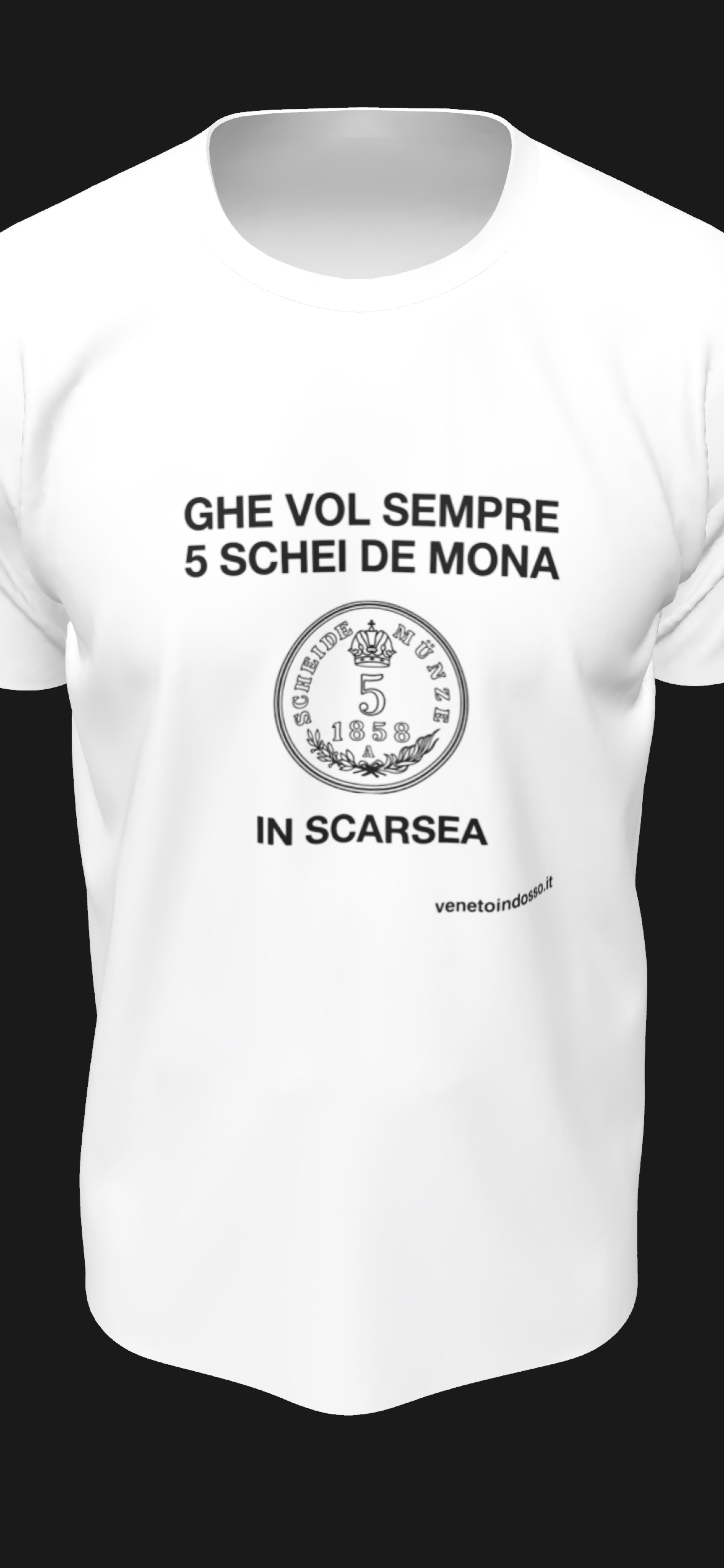 T-SHIRT:”5 SCHEI DE MONA QR code